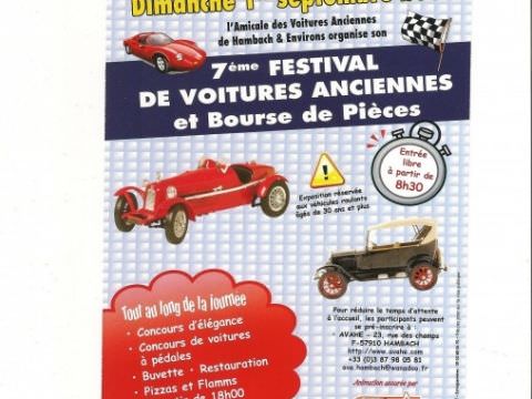 Festival des Voitures Anciennes de Hambach